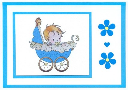 ROČNO IZDELANA TELEGRAM ČESTITKA J8